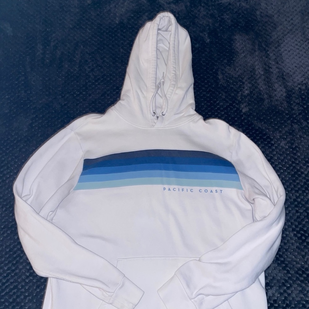 White "Pacific Coast" Hoodie